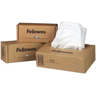 Fellowes 3608401 Aktenvernichter Abfallbeutel, 50 Stück, 94 L
