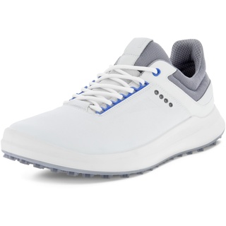 ECCO Core Golfschuh für Herren, White Shadow White Silver Grey, 43 EU