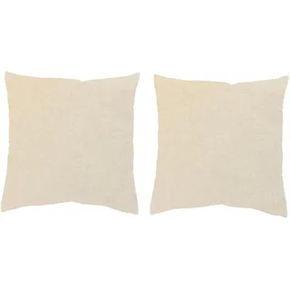 Dekokissen HOME WOHNIDEEN "LUCIO" Gr. 1, beige (natur, unifarben), B:40cm L:40cm, Polyester, Dekokissen_Sitzkissen_Kissenhüllen, Dekokissen