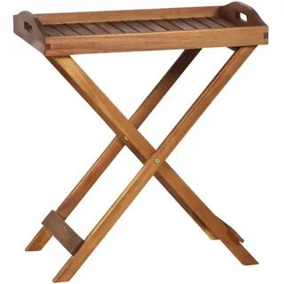 Siena Garden Astoria Serviertisch 60 x 40 x 70 cm Beige