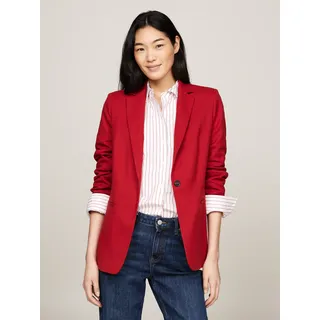 Tommy Hilfiger Longblazer »SMD CORE REGULAR SB BLAZER«, mit Logostickerei, rot