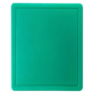 Stalgast Schneidebrett, HACCP, GN 1/2, spülmaschinenfest, Praktisches Schneidbrett, 12 mm zum Schneiden und Servieren, Grün für Gemüse, Obst und Salat