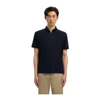 Selected SLHFAVE ZIP SS POLO NOOS weiß XXL