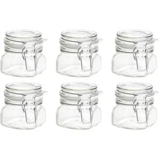 Mäser Einmachglas-Set Gothika , Glas , lebensmittelecht, Bügelverschluss, luftdichter Verschluss, auslaufsicher, unbefüllt , Küchenzubehör, Vorratsbehälter, Einmachgläser