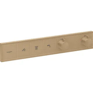 Hansgrohe RainSelect Duschthermostat Unterputz für 3 Verbraucher Bronze 15381140