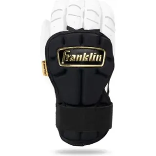 Franklin Adult Hand Guard LG PRT Serie Softball Baseball Farbe Schwarz/Gold - Schwarz, Gold