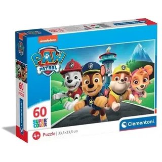 Clementoni Jigsaw Puzzle Super Color PAW Patrol 60 pcs. 2D Puzzles