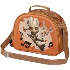I am Groot Soundtrack-3D Frühstückstasche, Mehrfarbig