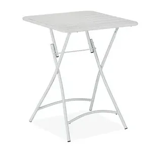 Relaxdays Balkontisch klappbar 59 x 74 x 59 cm Weiß
