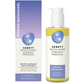 SONETT MISTELFORM SENSIBLE PROZESSE Körper- und Massageöl, Lavendel-Weihrauch, 145 ml