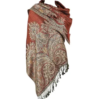 Achillea Damen Achir-001 Pashmina-Schal, braun, 28" W x 76" L