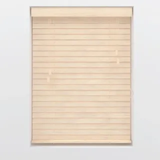 Jalousie , Naturfarben , Holz , Bambus , Holzoptik , 100x240 cm , Länge universell einstellbar , Heimtextilien, Vorhänge, Rollos, Jalousien