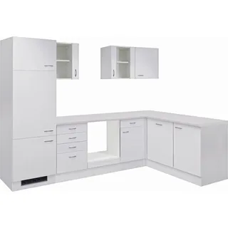 Flex-Well Classic Winkelküche Wito 280 cm ohne E-Geräte Weiß