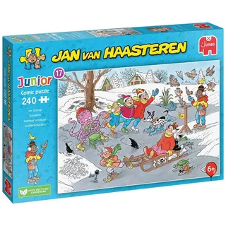 Jumbo Spiele 1110100320 Jan van Haasteren Junior 17 Schlittschuhlaufen 240 Teile Puzzle