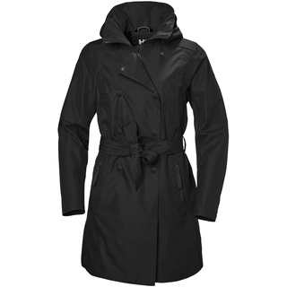 Helly Hansen Damen Wesley II Trenchcoat, L, Schwarz