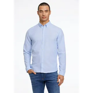 Lindbergh Businesshemd, mit Button-down-Kragen LINDBERGH lt blue mix