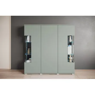 OTTO home Highboard 135 x 134 x 39,5 cm Grün