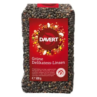 Davert Grüne Delikatess Linsen bio