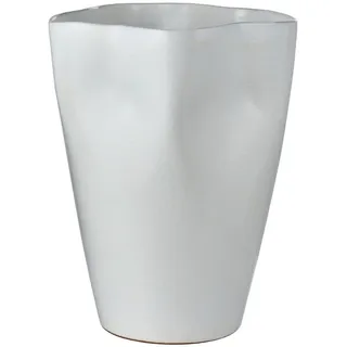 Butlers Vase Organic , Weiß , Keramik , 31 cm , Dekoration, Vasen, Keramikvasen