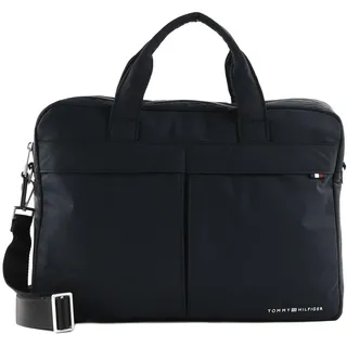 Tommy Hilfiger Herren Laptoptasche Signature Computer Bag Wasserabweisend, Schwarz (Black), Einheitsgröße