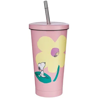 Butlers Trinkbecher Peanuts 500 ml , Violett , Metall , Geschirr, Kannen & Karaffen, Trinkflaschen