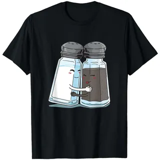 Salz und Pfefferstreuer Lustig Salzstreuer Pfeffer T-Shirt