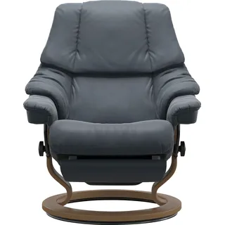 Stressless® Relaxsessel »Reno«, elektrisch verstellbar, optional 2-motorisch, Größe M & L, blau