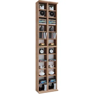 VCM Almera Standregal 20 x 42 x 180 cm Braun