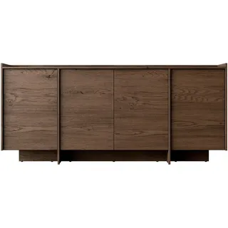 Mirjan24 Kommode Japandi K4D 200 x 90 x 38 cm Braun