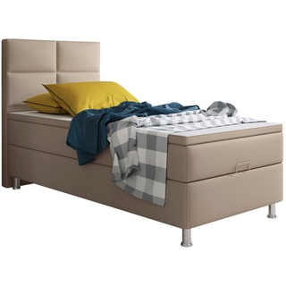 Inter Boxspringbett mit Bettkasten, 90x200 cm