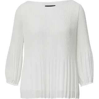 s.Oliver Plisseebluse mit 3/4-Arm Beige 38