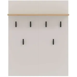 Home Affaire Garderobenpaneel Belfort 66 x 83 x 19,5 cm Weiß