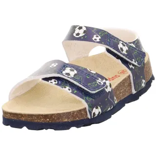 Fussbettpantoffel Blau/Mehrfarbig 41 EU