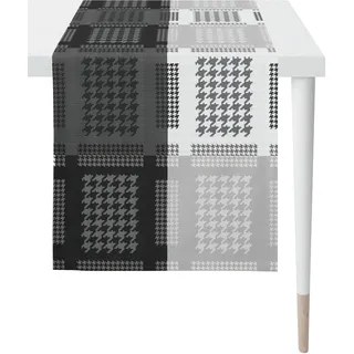 APELT Tischläufer »Alexis, LOFT STYLE, Jacquard«, schwarz-weiß