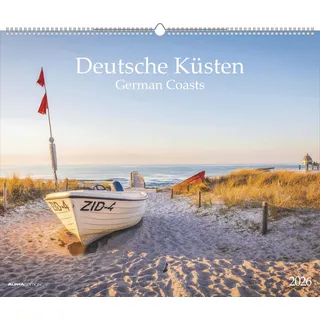 Neumann Alpha Edition - Deutsche Küsten 2026 – Bildkalender XXL 60×5