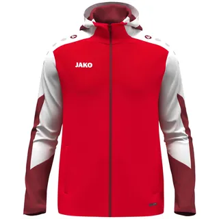 Jako Kinder Kapuzenjacke Dynamic rot/weiß/dunkelrot, 116