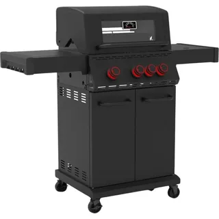 Schwarzer 3.1-Koch-Gasgrill LANDMANN 15485 - Schwarz