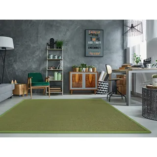 DEKOWE »Mara S2 mit Bordüre« rechteckig 5 mm Höhe Flachgewebe, Material: 100% Sisal, Wohnzimmer, Kundenliebling,