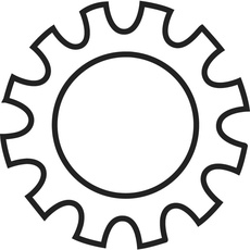 Bild von 815144 Zahnscheiben Innen-Durchmesser: 6.4mm M6 Stahl verzinkt 100St.