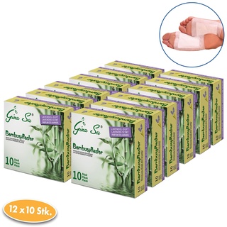 Gina Su Bambuspflaster mit Lavendelduft - 120 Stück im praktischen 10er Päckchen 1 St