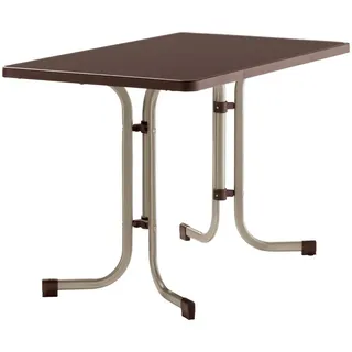 Sieger Boulevard-Klapptisch 115 x 70 x 72 cm champagner/Schieferdekor mocca