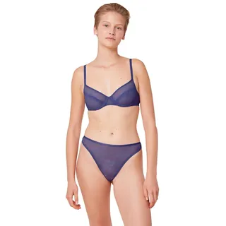 Triumph Damen Bright Spotlight High Leg String, COOL Water, 42