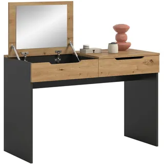 xonox.home Schminktisch Canu Basalt grau/ Artisan Nachbildung B/H/T: 115x76x50 cm