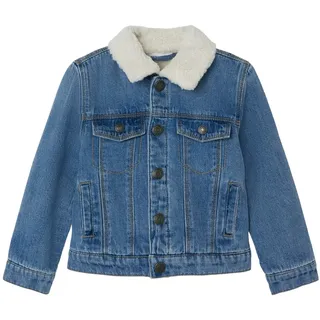 Name It Jeansjacke »NMMJACK TEDDY DNM JACKET 1101-OV N«, blau