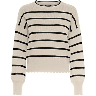 ONLY Damen Blazer ONLIBI LS O-Neck NOOS KNT 15279935,Whitecap Gray 1,S