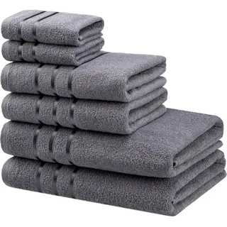 Bruno Banani Clement Handtuchset 6-tlg. grau