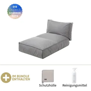 Blomus Bett S STAY Stone, inkl. GRATIS Schutzhülle & Reinigungsmittel - Grau