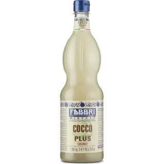 MIXYBAR-KOKOSNUSS-FABBRI Sirup Plus 1L PET-Flasche - Sciroppo Di Cocco aus Italien - ohne Aroma- Farb- & Konservierungsmittel geeignet für Getränke