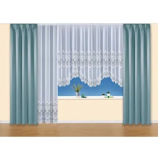 WECKBRODT Nicoletta Kräuselband 130 x 160 cm Blau/Silber 1 Stk.