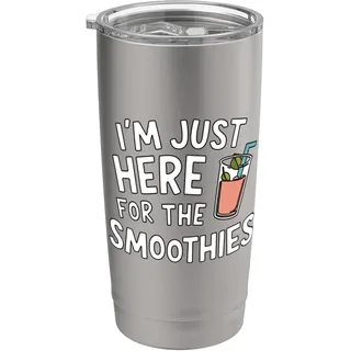 I'm Just Here for the Smoothies - Fresh Fruit Blended Juice Doppelwandiger Edelstahl-Thermobecher